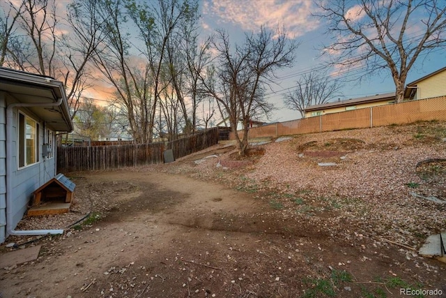 2121 Carmel Dr, Colorado Springs, CO 80910 - view of yard with fence private yard