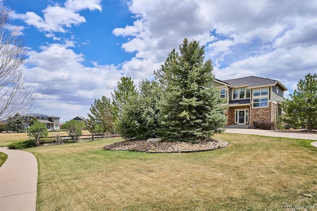 exterior space featuring driveway