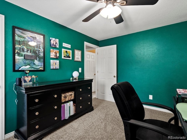 11877 W Bowles Cir, Littleton, CO 80127 - office space with carpet floors and ceiling fan