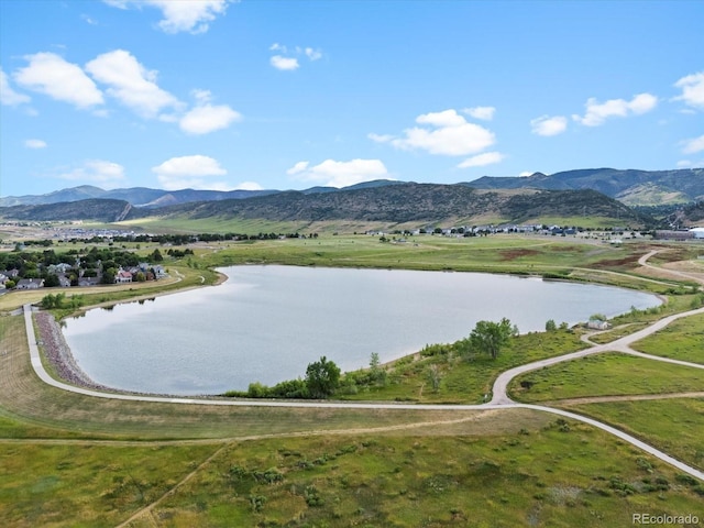 11877 W Bowles Cir, Littleton, CO 80127 - aerial view of a water and mountain view