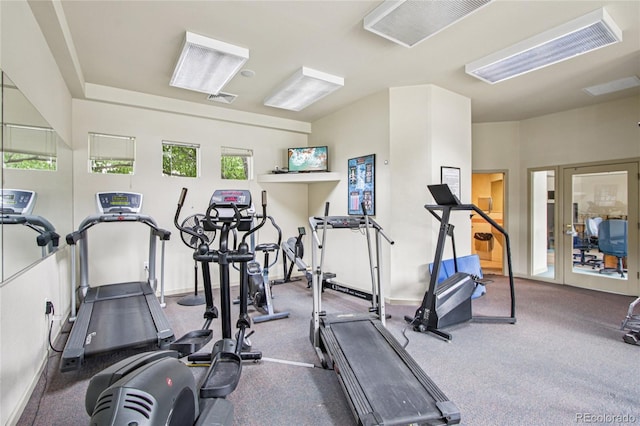 4545 Wheaton Dr Unit B210, Fort Collins, CO 80525 - gym featuring baseboards