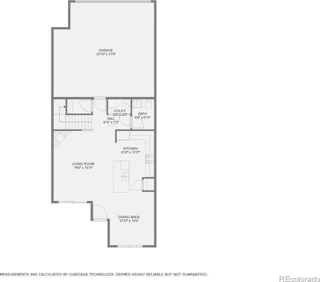 3611 S Perth Cir Unit 103, Aurora, CO 80013 - view of home floor plan