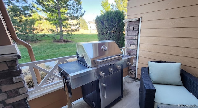 3611 S Perth Cir Unit 103, Aurora, CO 80013 - view of patio with grilling area