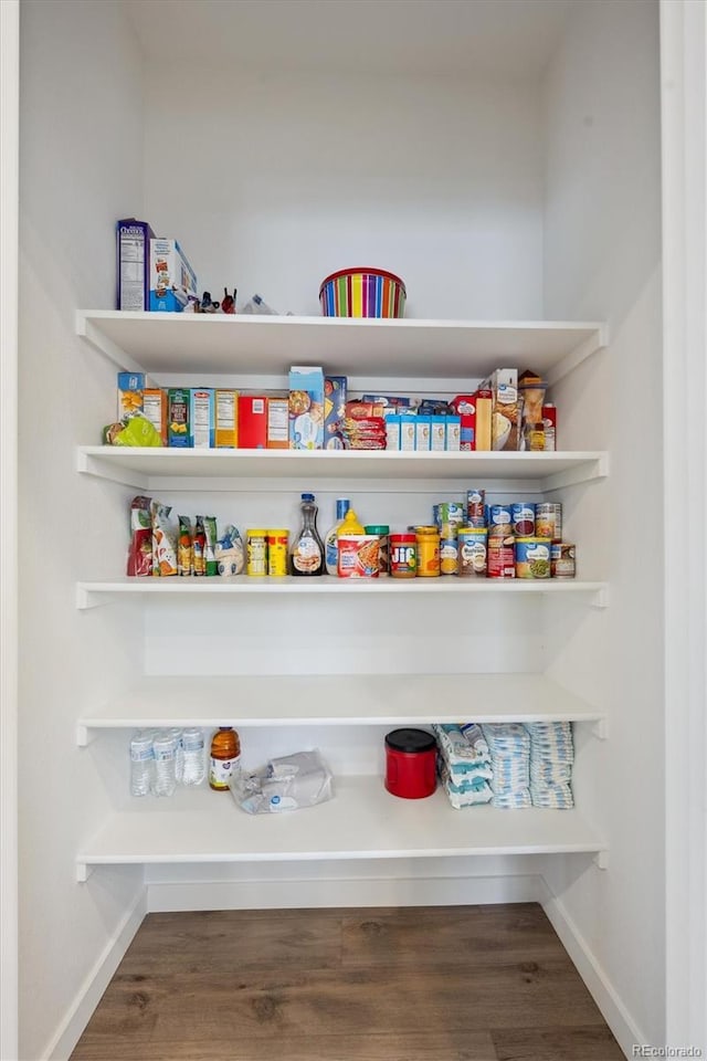 view of pantry