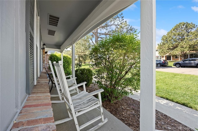 2608 E Fremont Pl, Centennial, CO 80122 - view of patio / terrace featuring covered porch