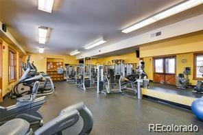 view of exercise room