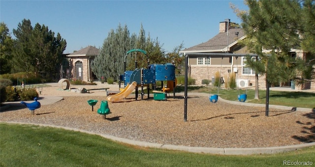 view of playground featuring ac unit