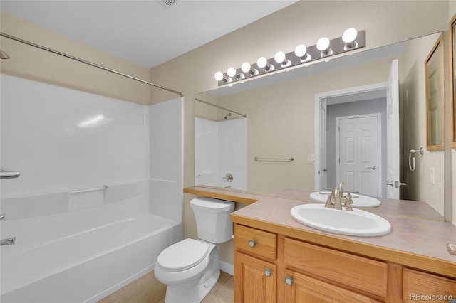 11268 Grove St Unit I, Westminster, CO 80031 - full bathroom featuring tile patterned flooring, vanity, and washtub / shower combination