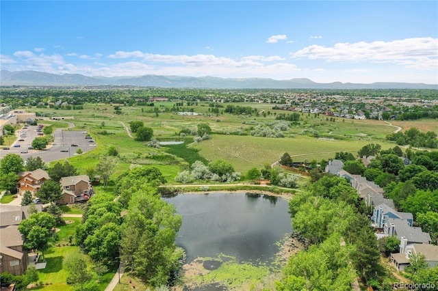 11268 Grove St Unit I, Westminster, CO 80031 - aerial perspective of suburban area featuring a water and mountain view