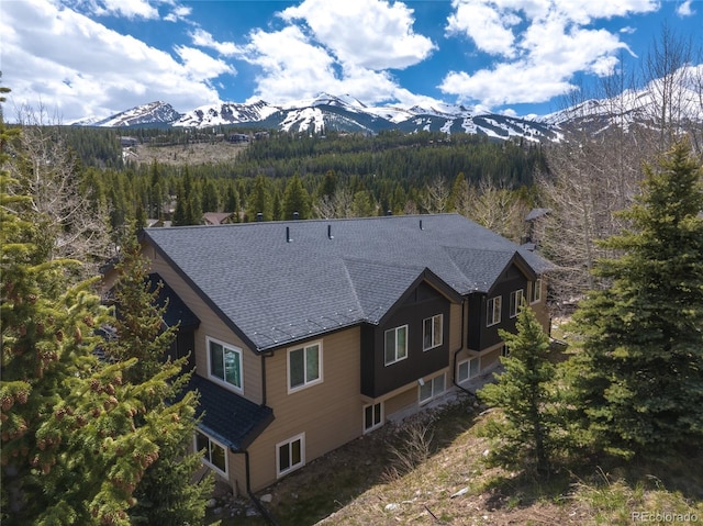 100 River Park Dr Unit A, Breckenridge, CO 80424 - view of mountain backdrop featuring a forest