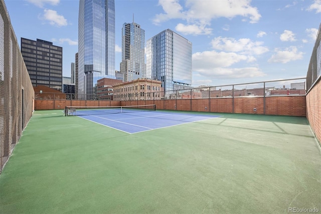 view of sport court featuring basketball court