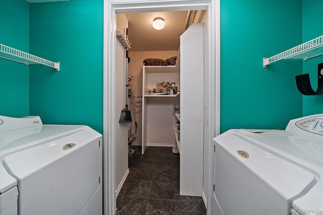 washroom with washer and clothes dryer