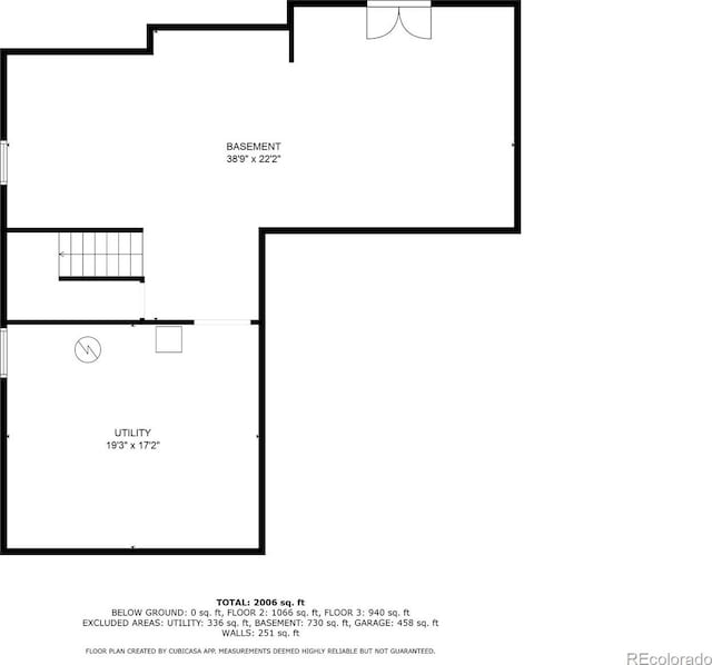 6612 Big Leaf Ln, Colorado Springs, CO 80927 - view of floor plan / room layout