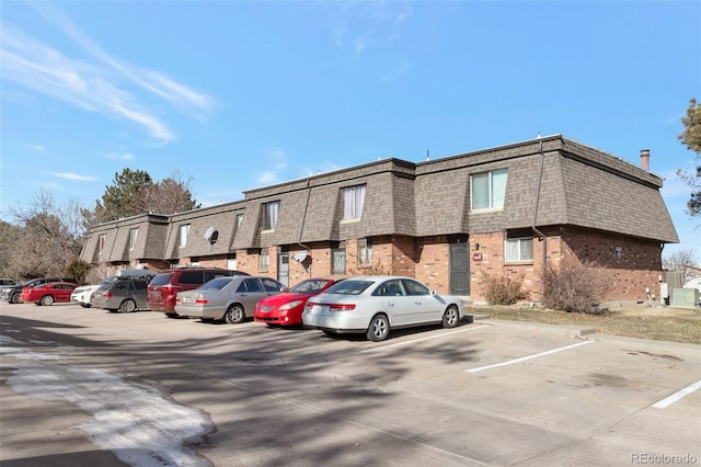 view of parking / parking lot