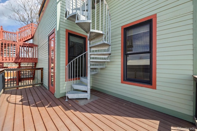 view of deck