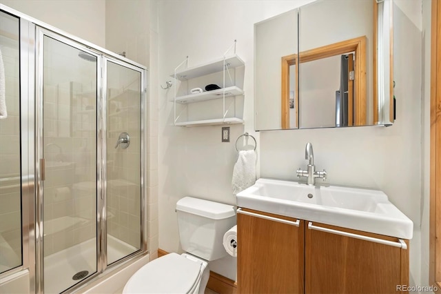 2937 Champa St Unit A, Denver, CO 80205 - full bath with vanity, toilet, and a shower stall