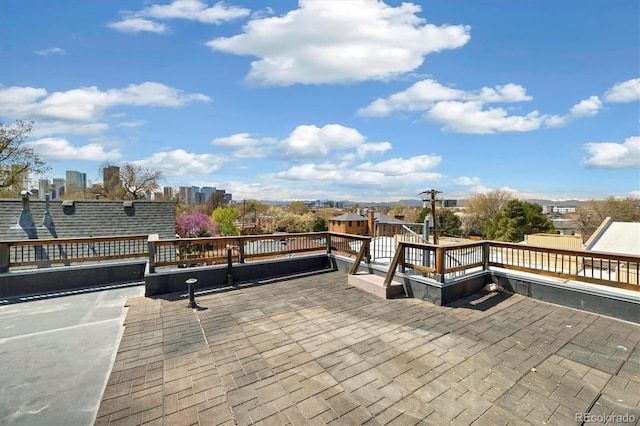 2937 Champa St Unit A, Denver, CO 80205 - view of wooden terrace