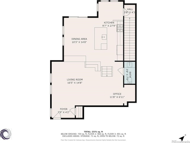 2937 Champa St Unit A, Denver, CO 80205 - floor plan / room layout