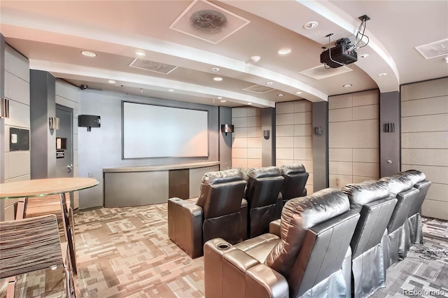 601 W 11th Ave Unit 1101, Denver, CO 80204 - cinema room with recessed lighting