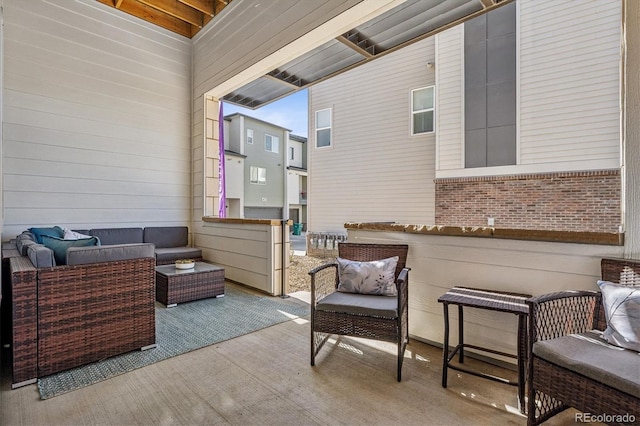 487 Interlocken Blvd Unit 106, Broomfield, CO 80021 - view of patio with an outdoor hangout area