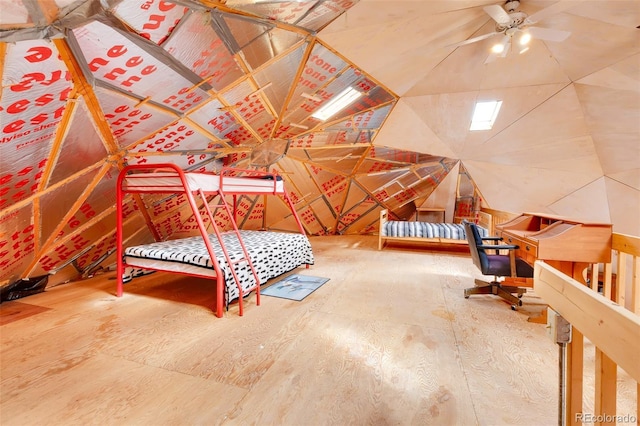 902 Hawk Way, Jefferson, CO 80456 - unfurnished bedroom with vaulted ceiling and wood finished floors