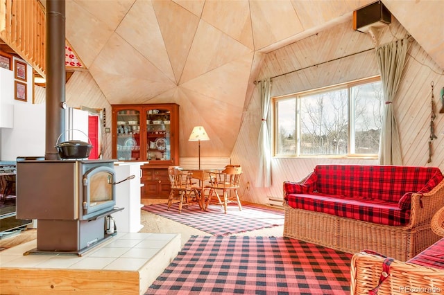 902 Hawk Way, Jefferson, CO 80456 - living room with wooden walls