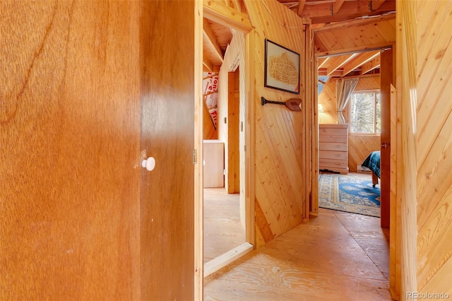 902 Hawk Way, Jefferson, CO 80456 - corridor with wood walls