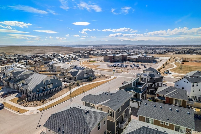 bird's eye view featuring a residential view