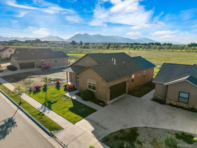 133 Starbuck Cir, Salida, CO 81201 - view from above of property with a mountain backdrop