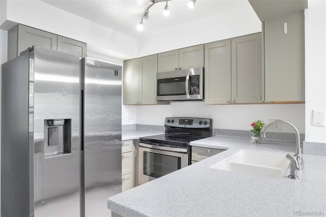 kitchen featuring sink and stainless steel appliances