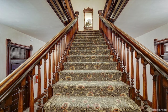 204 N F St Unit D3, Salida, CO 81201 - stairs featuring carpet flooring