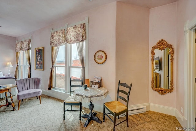 204 N F St Unit D3, Salida, CO 81201 - dining space with carpet floors and baseboards