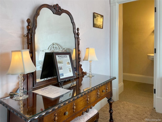 204 N F St Unit D3, Salida, CO 81201 - detailed view of baseboards and carpet