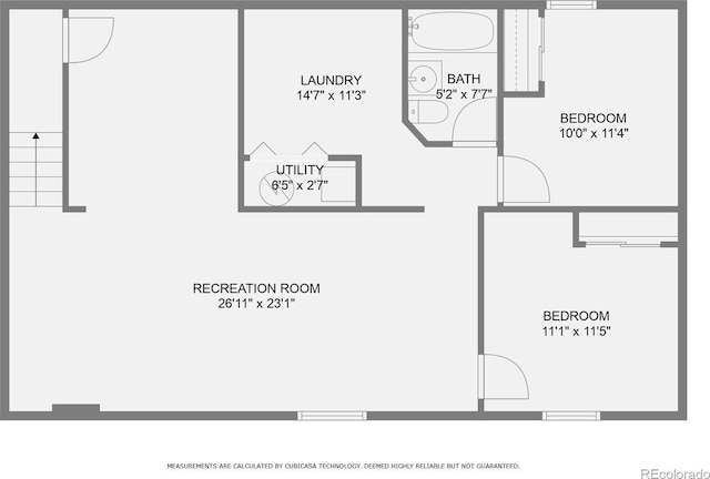3871 Moore St, Wheat Ridge, CO 80033 - home floor plan