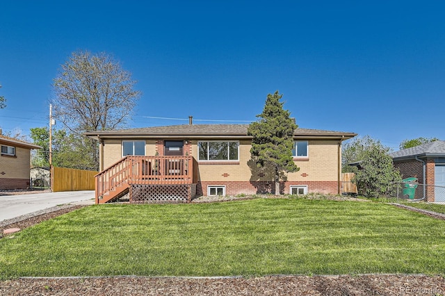 3871 Moore St, Wheat Ridge, CO 80033 - view of front of house with brick siding