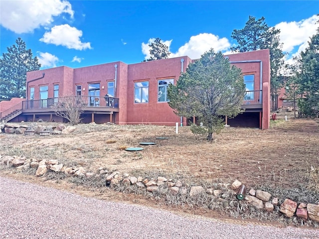 view of rear view of house