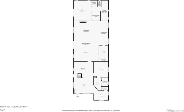 15325 W 32nd Ave, Golden, CO 80401 - view of layout