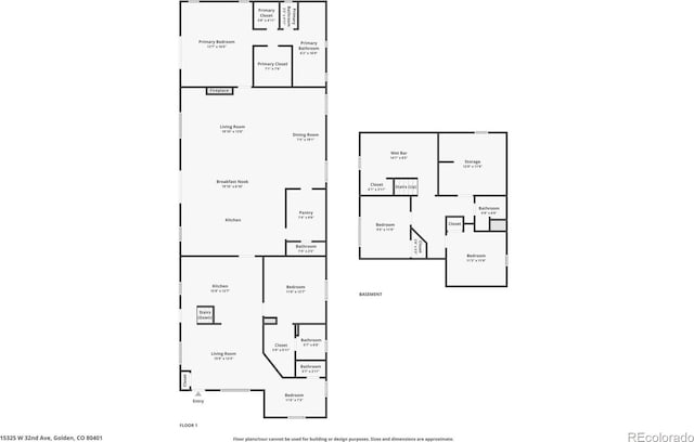15325 W 32nd Ave, Golden, CO 80401 - floor plan