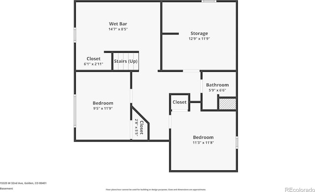 15325 W 32nd Ave, Golden, CO 80401 - floor plan