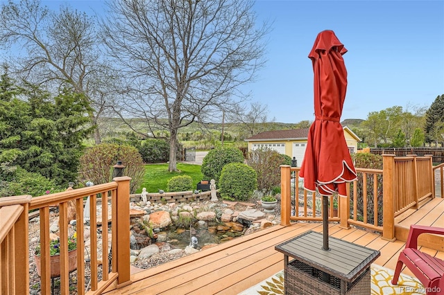 15325 W 32nd Ave, Golden, CO 80401 - wooden terrace featuring fence