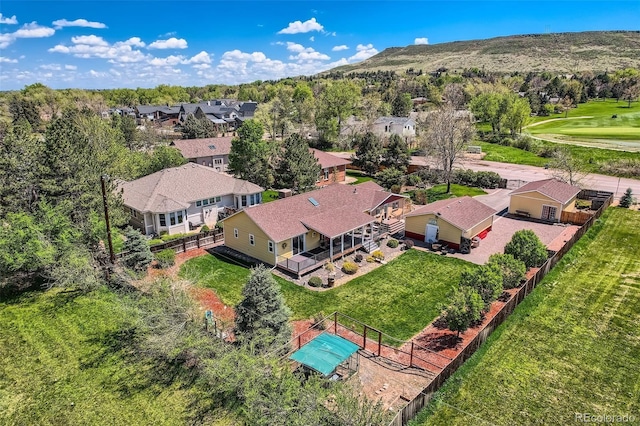 15325 W 32nd Ave, Golden, CO 80401 - aerial perspective of suburban area with a mountainous background