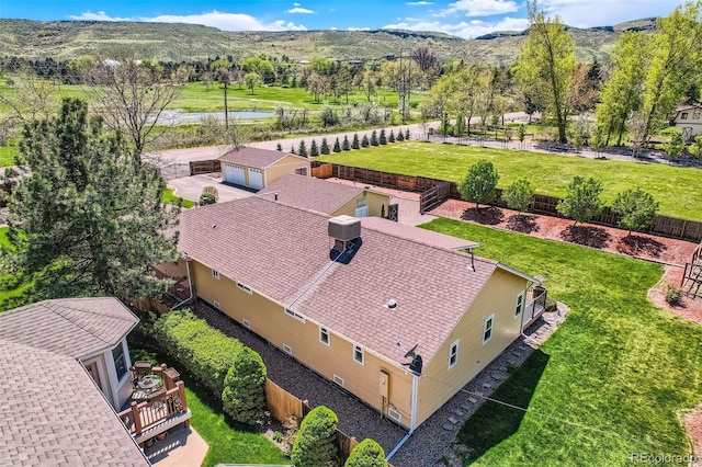 15325 W 32nd Ave, Golden, CO 80401 - aerial view of property and surrounding area featuring a water and mountain view