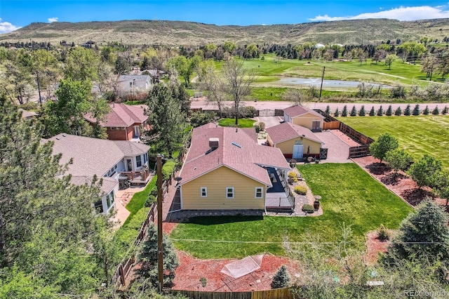 15325 W 32nd Ave, Golden, CO 80401 - view from above of property with a mountainous background
