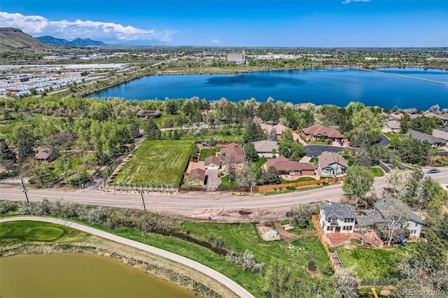 15325 W 32nd Ave, Golden, CO 80401 - aerial view of residential area with a large body of water