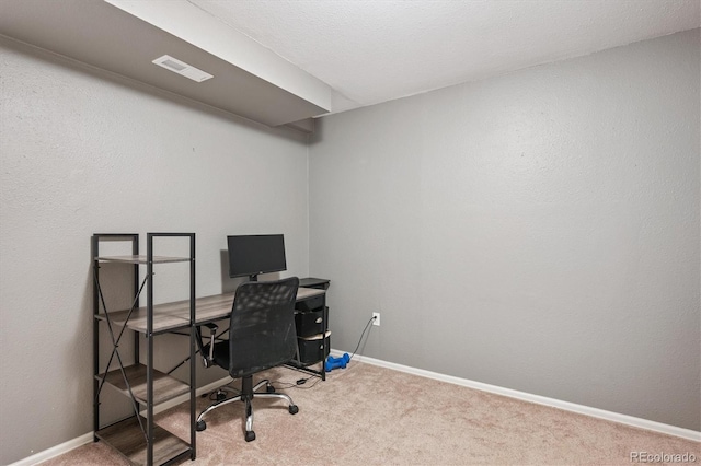10955 Dearborne Dr, Parker, CO 80134 - carpeted home office with baseboards