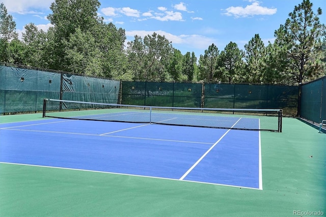 10955 Dearborne Dr, Parker, CO 80134 - view of tennis court with community basketball court