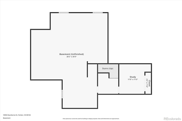 10955 Dearborne Dr, Parker, CO 80134 - view of home floor plan