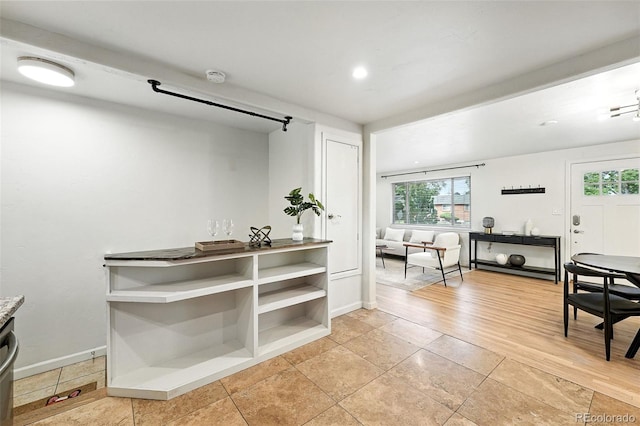 2025 Otis St, Edgewater, CO 80214 - kitchen with plenty of natural light and open shelves