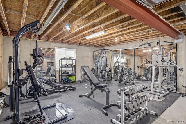 view of gym