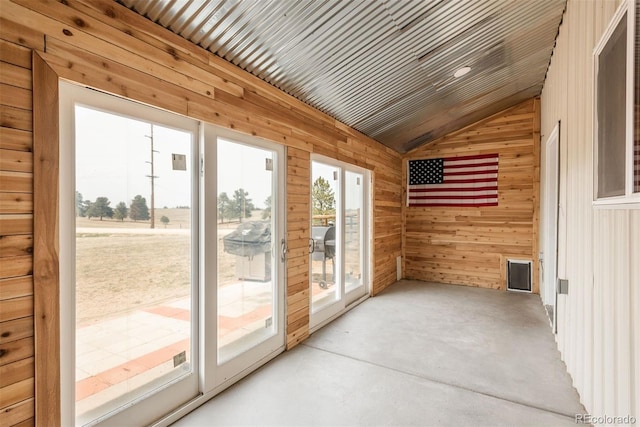 37677 Sable Ridge Rd, Elizabeth, CO 80107 - unfurnished sunroom featuring lofted ceiling